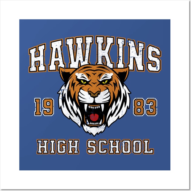 Hawkins High School Wall Art by SunsetSurf